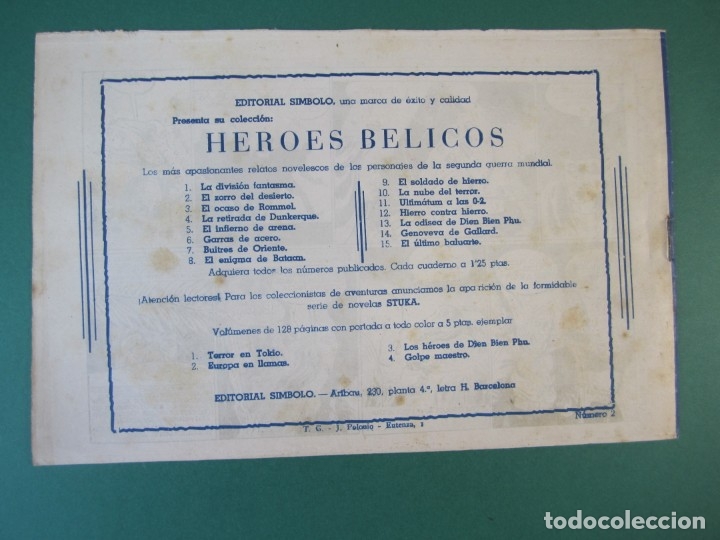 C&oacute;mics: COMANDO ROY (1954, SIMBOLO) 2 &middot; 1-VIII-1954 &middot; EL IMPERIO DE ORTAZ - Foto 2