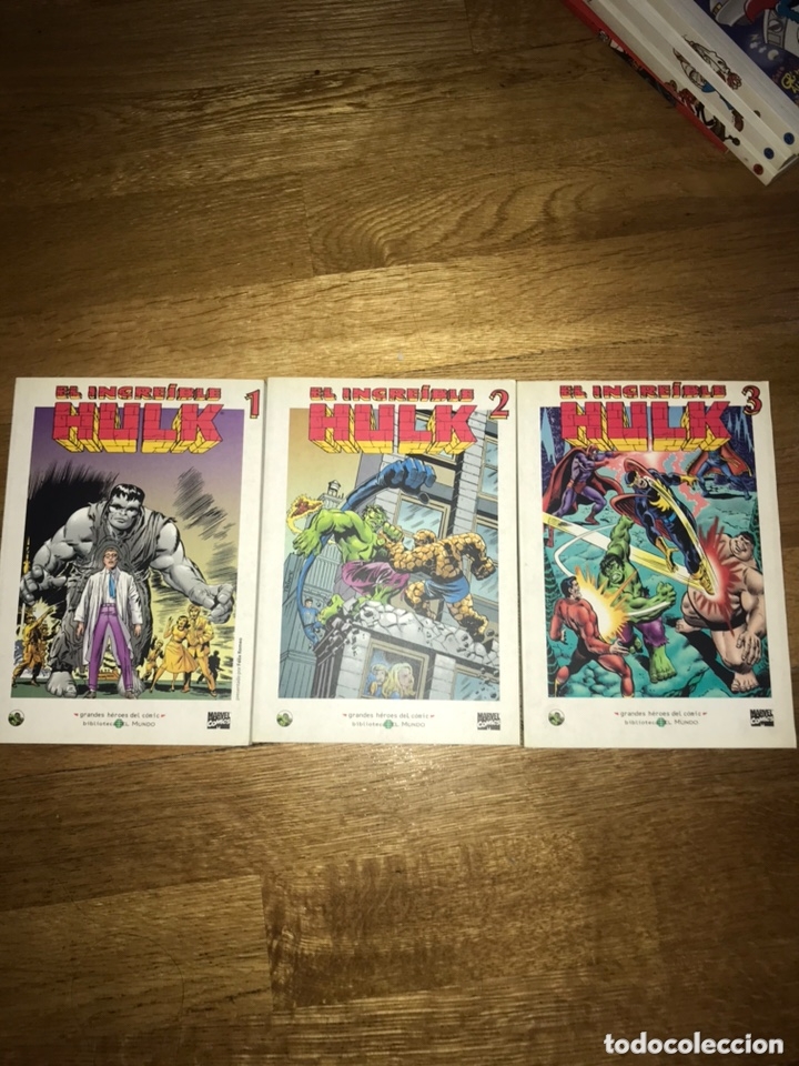 C&oacute;mics: El incre&iacute;ble hulk grandes heroes del comic 3 volumenes - Foto 1