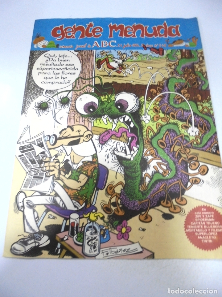 Comics: TEBEO. GENTE MENUDA. SUPLEMENTO DE LOS DOMINGOS DE ABC. N&ordm; 245