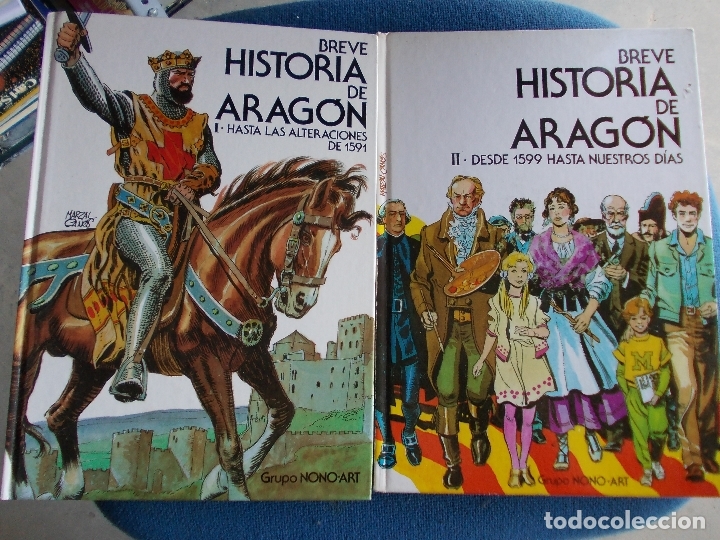 C&oacute;mics: BREVE HISTORIA DE ARAGON  TOMO I Y II - Foto 1