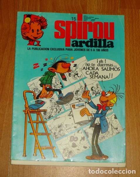 C&oacute;mics: SPIROU ARDILLA. A&ntilde;o I ; N&ordm; 15 - Foto 1