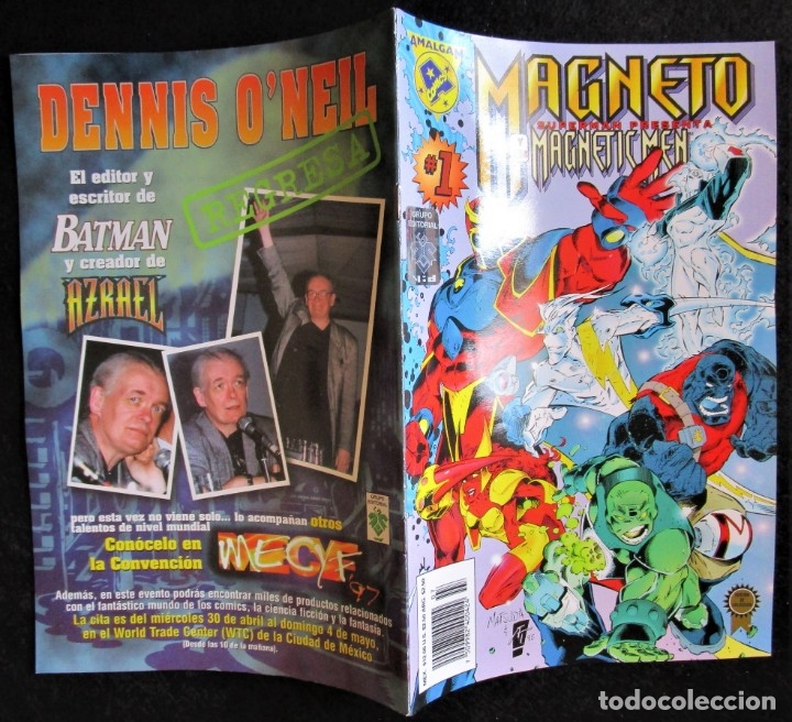 C&oacute;mics: MAGNETO N&ordm; 1 - SUPERMAN PRESENTA MAGNETIC MEN - AMALGAM 1997 - Foto 2