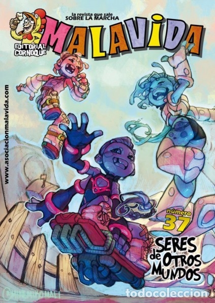 C&oacute;mics: MALAVIDA N&ordm; 37 - EDITORIAL CORNOQUE - IMPECABLE - Foto 1