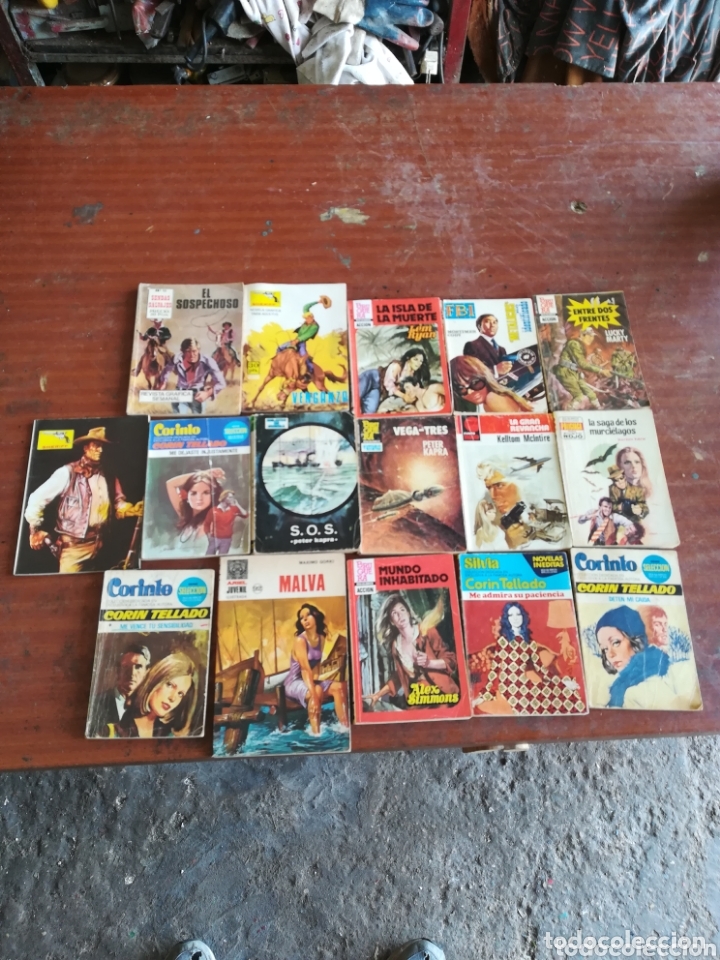 C&oacute;mics: Lote 16 novelas antiguas variadas - Foto 1