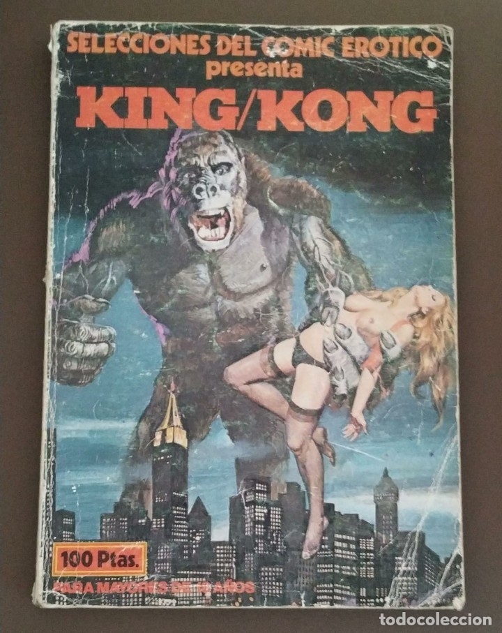 C&oacute;mics: SELECCIONES DEL COMIC EROTICO. KING KONG. - Foto 1