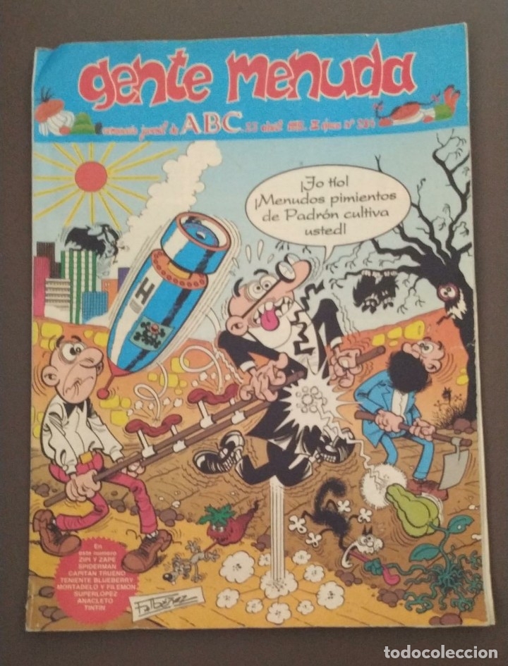 C&oacute;mics: GENTE MENUDA NUMERO 284. MORTADELO Y FILEMON. - Foto 1
