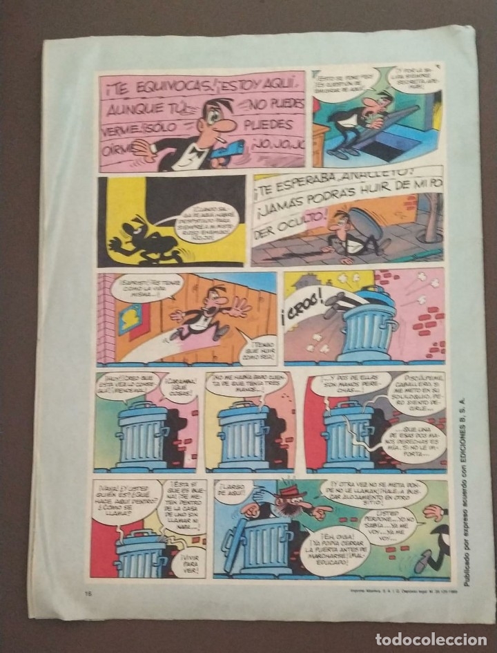C&oacute;mics: GENTE MENUDA NUMERO 284. MORTADELO Y FILEMON. - Foto 2