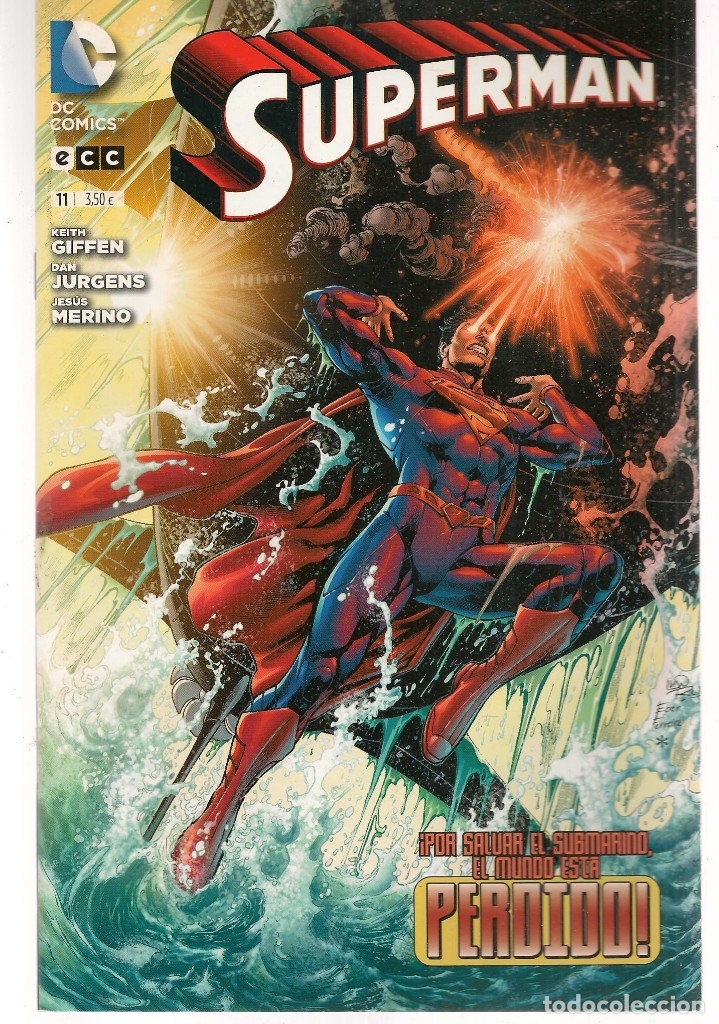 C&oacute;mics: SUPERMAN. N&ordm; 11. DC COMICS. ECC EDICIONES. (ST/A00B) - Foto 1