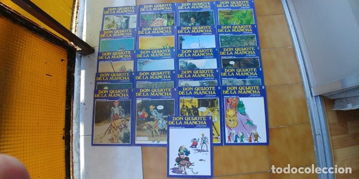 C&oacute;mics: DON QUIJOTE DE LA MANCHA-21 FACICULOS-NUMEROS DEL 1 AL 21-EDICIONES NARANCO-A&Ntilde;O 1972