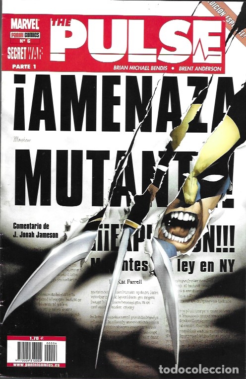 C&oacute;mics: The Pulse. Panini 2005. N&ordm; 6 - Foto 1