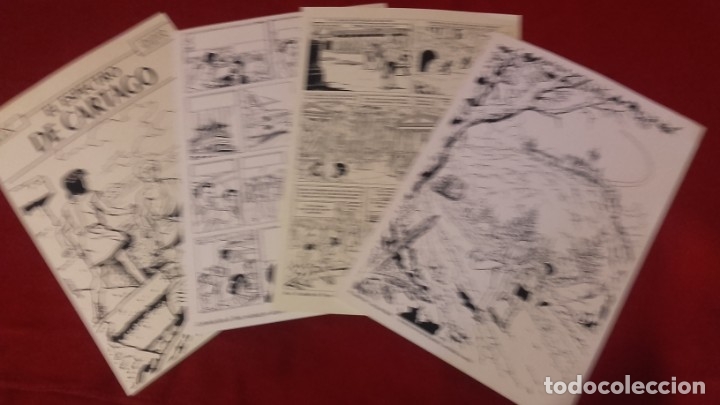 C&oacute;mics: LOTE DE 9 ILUSTRACIONES-EX-LIBRIS DE LA EDITORIAL NETCOM2 SOBRE J- MARTIN - Foto 1
