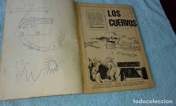 C&oacute;mics: OESTE N&ordm; 2 LOS CUERVOS COLECCION CRIN EDICIONES BOIXHER 1970 - Foto 2