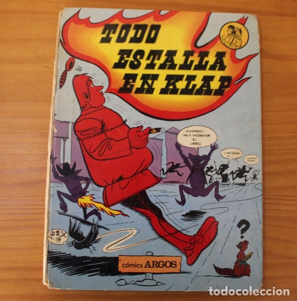 C&oacute;mics: TODO ESTALLA EN KLAP, DE LUCA HELPE. ARGOS 1969 TAPA DURA