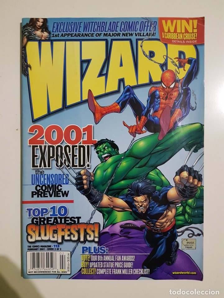 Fumetti: WIZARD USA 113 - REVISTA - INGL&Eacute;S