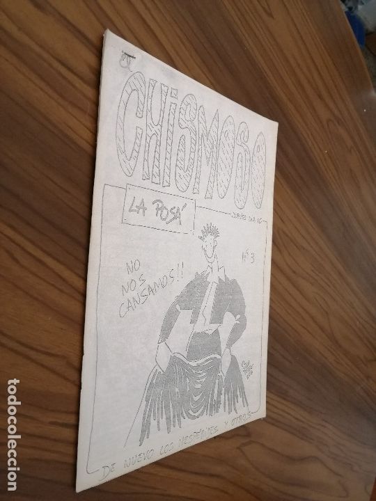 Fumetti: EL CHISMOSO 3. LA POS&Aacute;.  REVISTA DE JORNADAS DE COMIC DE CORDOBA. GRAPADO. BUEN ESTADO. RAR&Iacute;SIMO