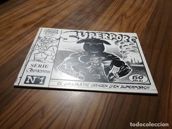 Comics : SUPERPORC 1. XUSCA TRUSCA. GRAPA. BUEN ESTADO. EN CATAL&Aacute;N. DIFICIL