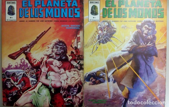 C&oacute;mics: EL PLANETA DE LOS SIMIOS NUM. 5 Y 6, VERTICE COMICS, C9454 - Foto 1