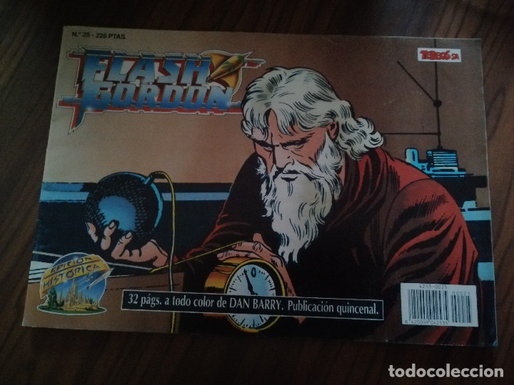 C&oacute;mics: FLASH GORDON. 25. EDICIONES B. EDICI&Oacute;N HIST&Oacute;RICA. GRAPA. BUEN ESTADO - Foto 1