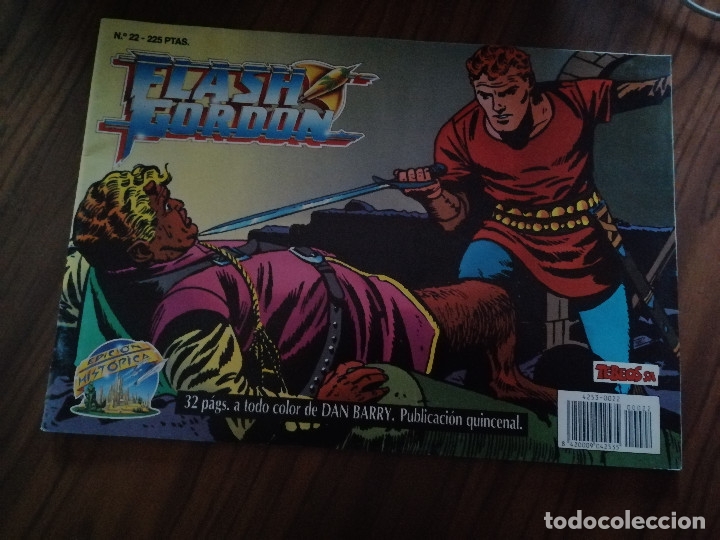 C&oacute;mics: FLASH GORDON. 22. EDICIONES B. EDICI&Oacute;N HIST&Oacute;RICA. GRAPA. BUEN ESTADO - Foto 1