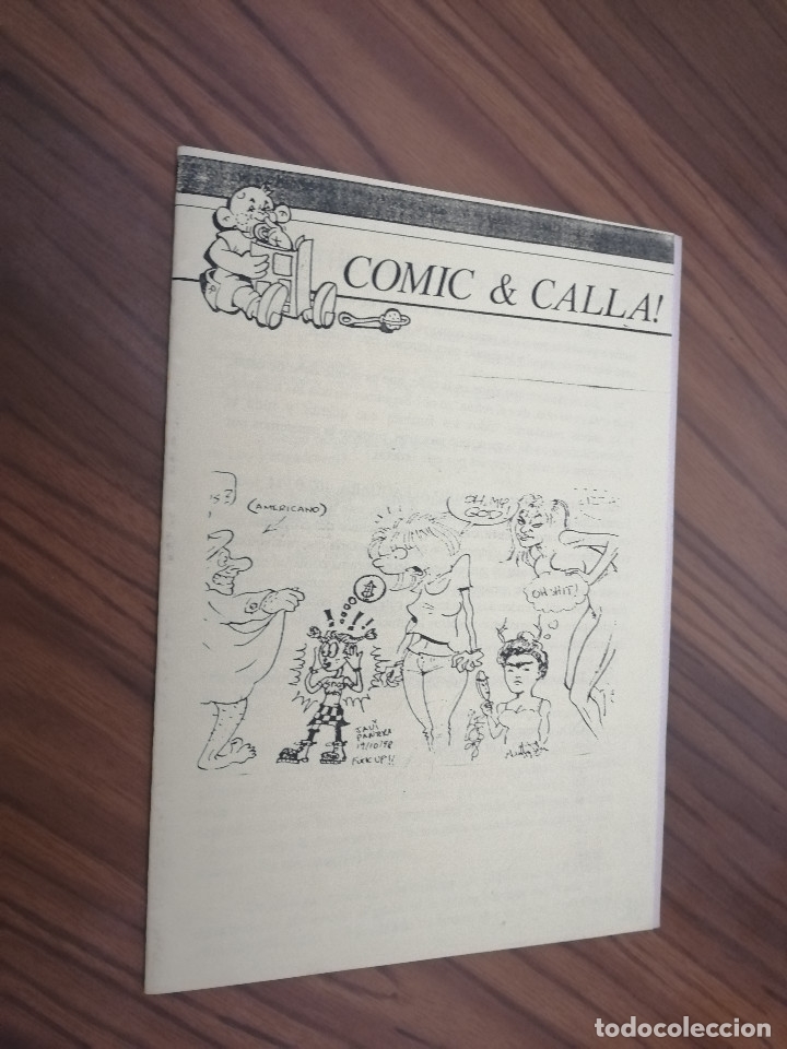 C&oacute;mics: COMIC & CALLA 1. REVISTA DE GRAPA SOBRE COMIC. GRANADA. BUEN ESTADO. RARISIMA. E4 2 - Foto 1