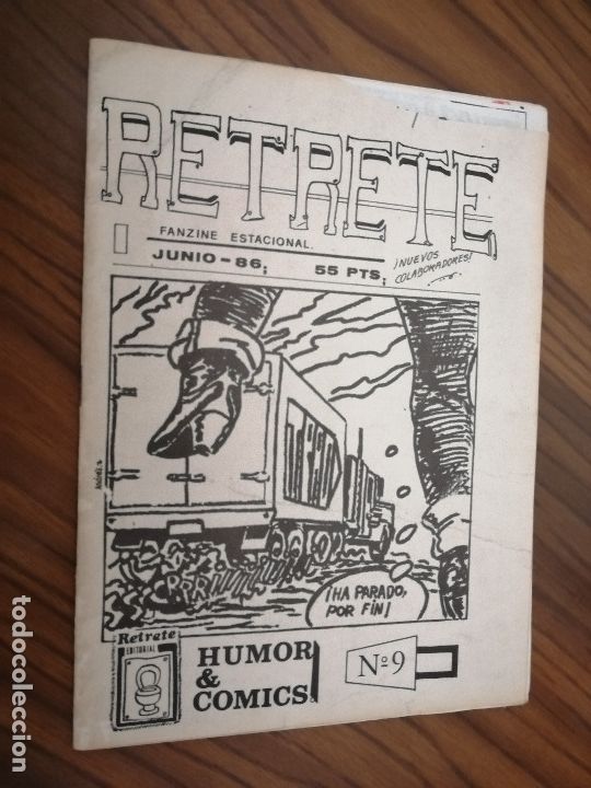 Comics: RETRETE 9. AUTOPUBLICADO. GRAPA. REVISTA ALMERIENSE. LE FALTA UN TROCITO EN PARTE DE ARRIBA. DIFICIL