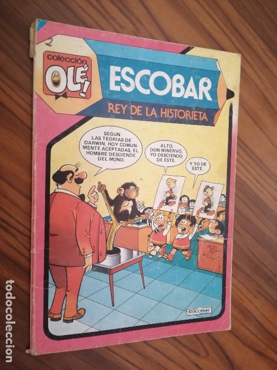 C&oacute;mics: ESCOBAR. REY DE LA HISTORIETA. COLECCI&Oacute;N OL&Eacute;. FALTA TROZO EN PRIMERA P&Aacute;GINA. NO AFECTA. e11 3
