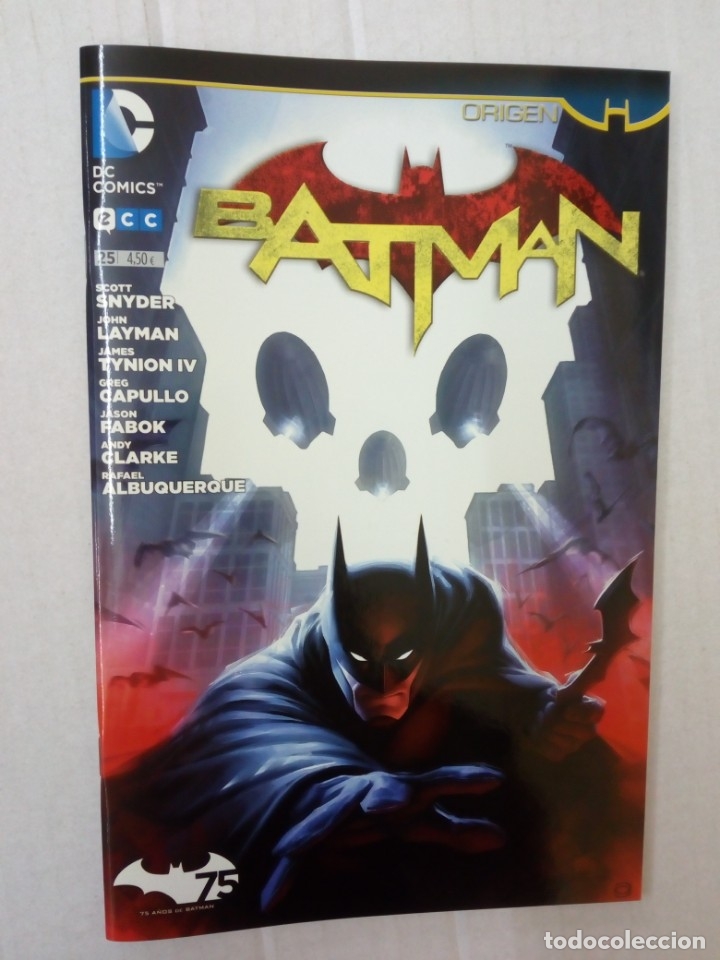 C&oacute;mics: BATMAN n&ordm; 25: ORIGEN. Snyder, Layman, Capullo, Albuquerque... ECC - Foto 1