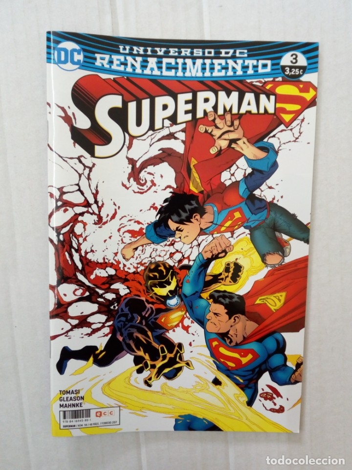 C&oacute;mics: SUPERMAN RENACIMIENTO n&ordm; 3. Tomasi, Gleason, Mahnke. ECC - Foto 1
