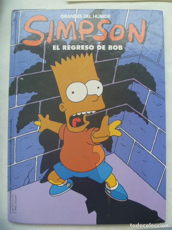 C&oacute;mics: GRANDES DEL HUMOR - ALBUM DE LOS SIMPSONS : EL REGRESO DE BOB. DE EL PERIODICO 1994