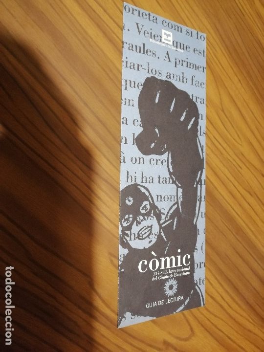 Fumetti: 21 SALON INTERNACIONAL DE COMIC DE BARCELONA. TRIPTICO ALARGADO DE AUTORES. BUEN ESTADO. RARO