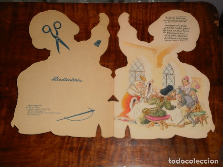 C&oacute;mics: CUENTO TROQUELADO EL SASTRECILLO VALIENTE - EDIGRAF 1981 -  DIBUJOS FERRANDIZ -  ORIGINAL - Foto 3