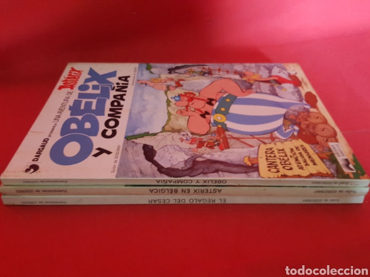 C&oacute;mics: Ast&eacute;rix y Obelix. Tres libros a&ntilde;os 80. - Foto 1