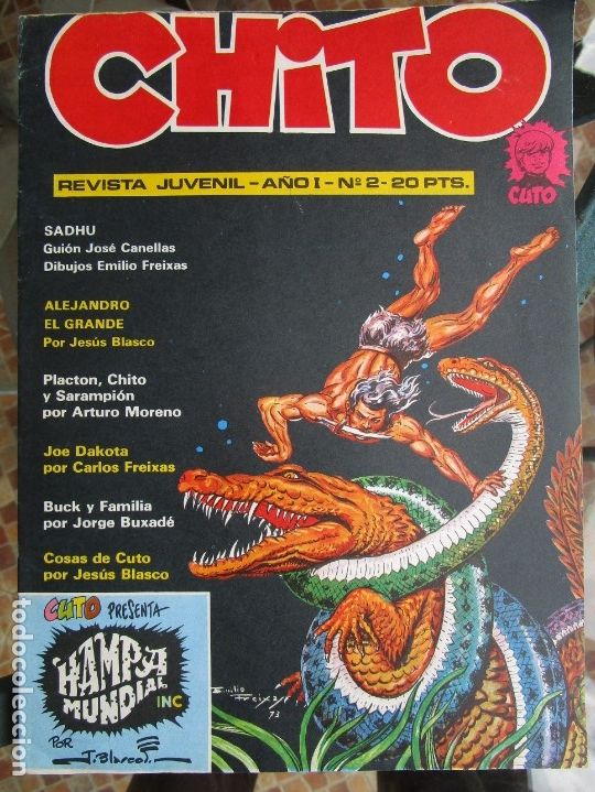 C&oacute;mics: CHITO A&Ntilde;O I - N&ordm; 2 - 20 PTAS. - 1974 - Foto 1