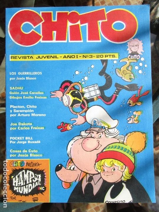 C&oacute;mics: CHITO A&Ntilde;O I - N&ordm; 3 - 20 PTAS. - 1974 - Foto 1