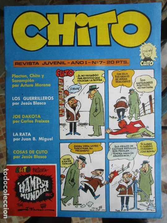 C&oacute;mics: CHITO A&Ntilde;O I - N&ordm; 7 - 20 PTAS. - 1974 - Foto 1