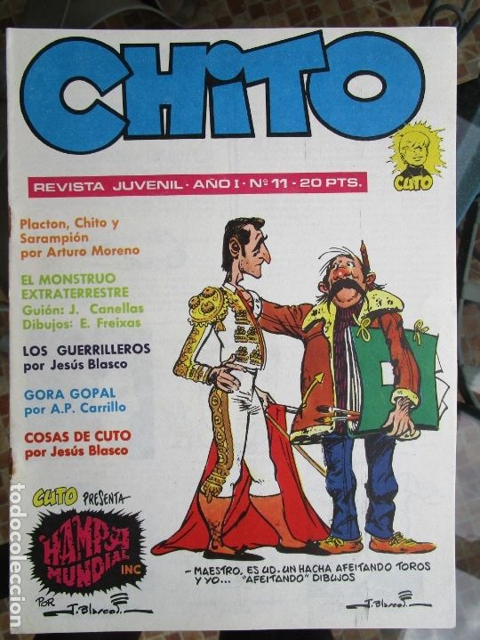 C&oacute;mics: CHITO A&Ntilde;O I - N&ordm; 11 - 20 PTAS. - 1974 - Foto 1
