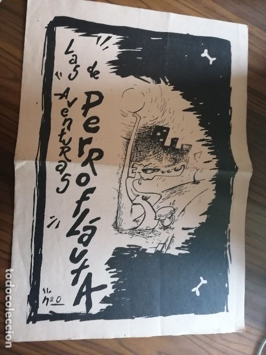 Fumetti: LAS AVENTURAS DE PERROFLAUTA. AUTOPUBLICADO. FORMATO PERI&Oacute;DICO. BUEN ESTADO. DIFICIL