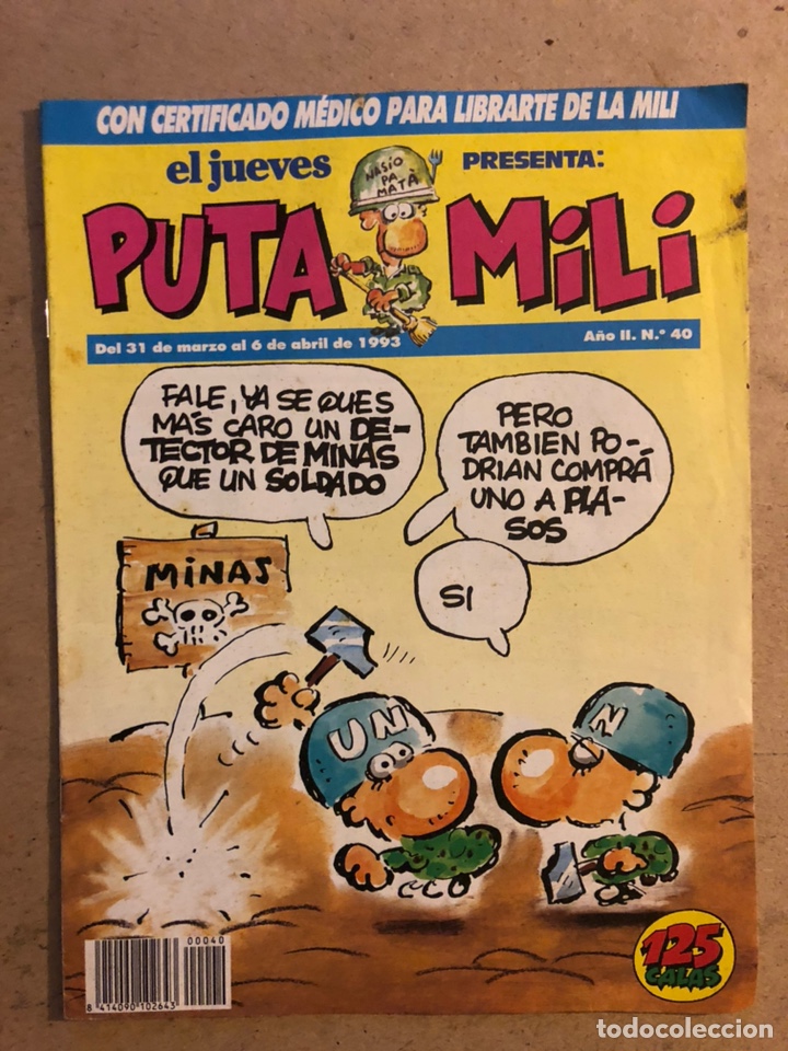 Comics: HISTORIAS DE LA PUTA MILI N&deg; 40 (MARZO 1993). INCLUYE POSTER. BUEN ESTADO.