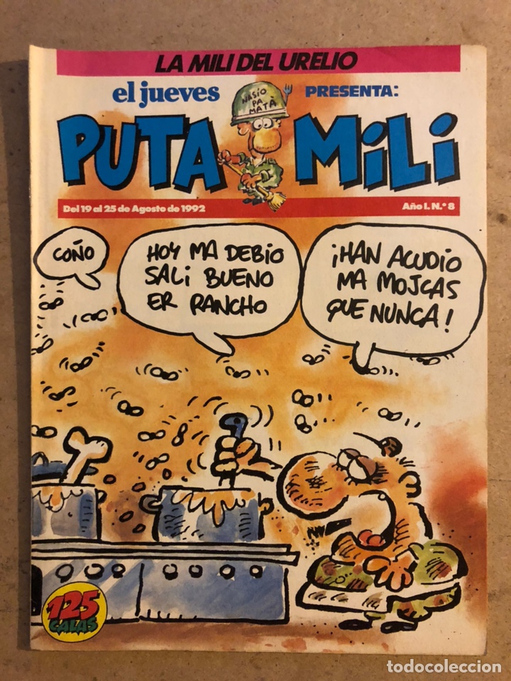 Comics: HISTORIAS DE LA PUTA MILI N&deg; 8 (AGOSTO 1992). INCLUYE POSTER. BUEN ESTADO.