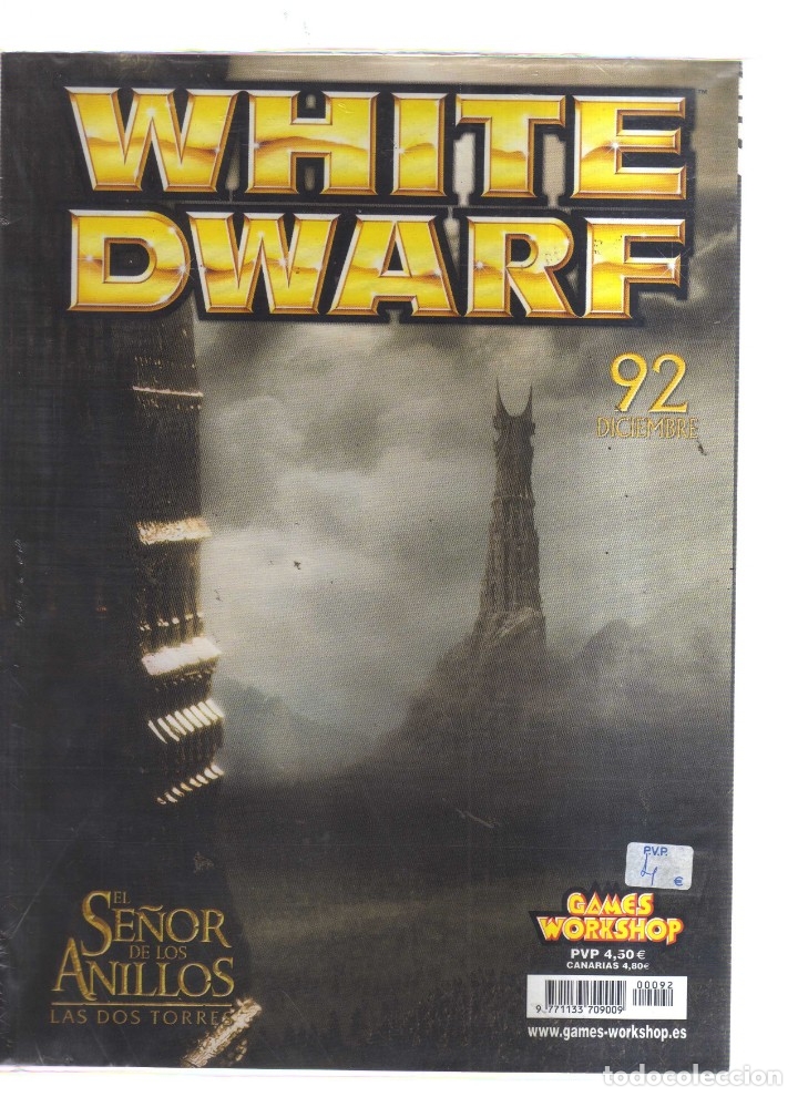C&oacute;mics: WHITE DWARF 92 DICEMBRE EL SE&Ntilde;OR DE LOS ANILLOS LAS DOS TORRES - Foto 1