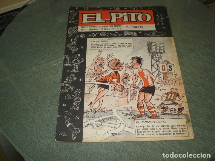 C&oacute;mics: EL PITO N&ordm; 5 CON POSTER DEL ATLETICO DE MADRID - Foto 1