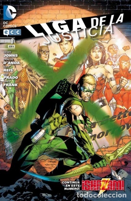 C&oacute;mics: LIGA DE LA JUSTICIA N&ordm; 8 - ECC - ESTADO EXCELENTE - Foto 1
