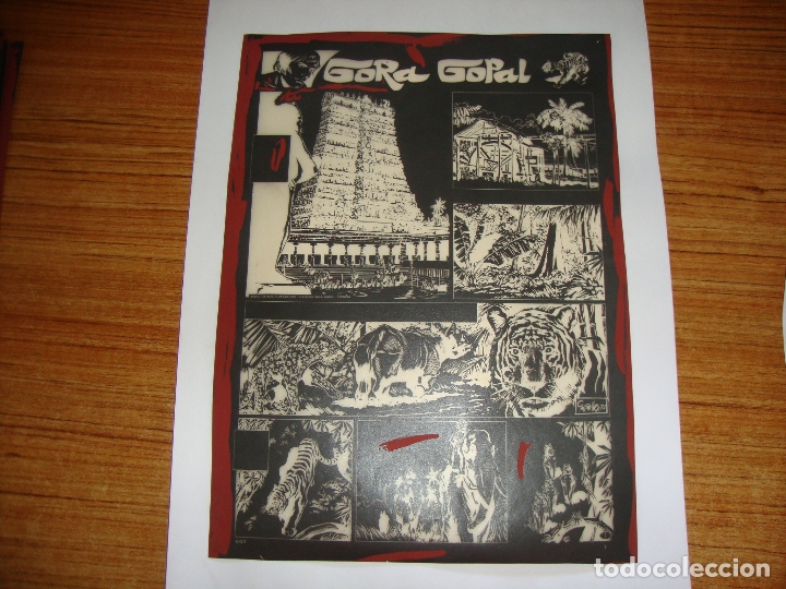 C&oacute;mics: FOTOLITO ORIGINAL COMIC GORA GOPAL DE CARRILLO CAPITULO 1 PAGINA 1 - Foto 1