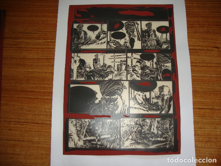 C&oacute;mics: FOTOLITO ORIGINAL COMIC GORA GOPAL DE CARRILLO CAPITULO 1 PAGINA 4 - Foto 1