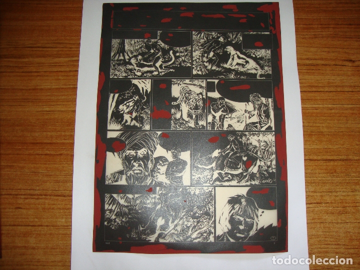 C&oacute;mics: FOTOLITO ORIGINAL COMIC GORA GOPAL DE CARRILLO CAPITULO 1 PAGINA 7 - Foto 1
