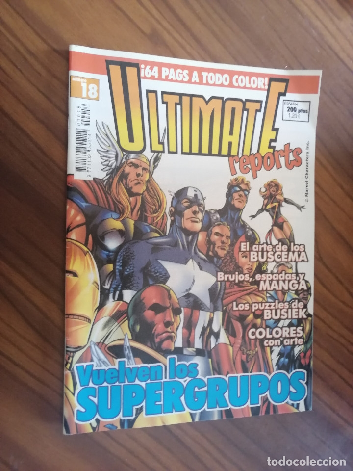 Comics: ULTIMATE REPORTS 18. GRAPA. BUEN ESTADO. REVISTA DE INFORMACI&Oacute;N DE COMIC.