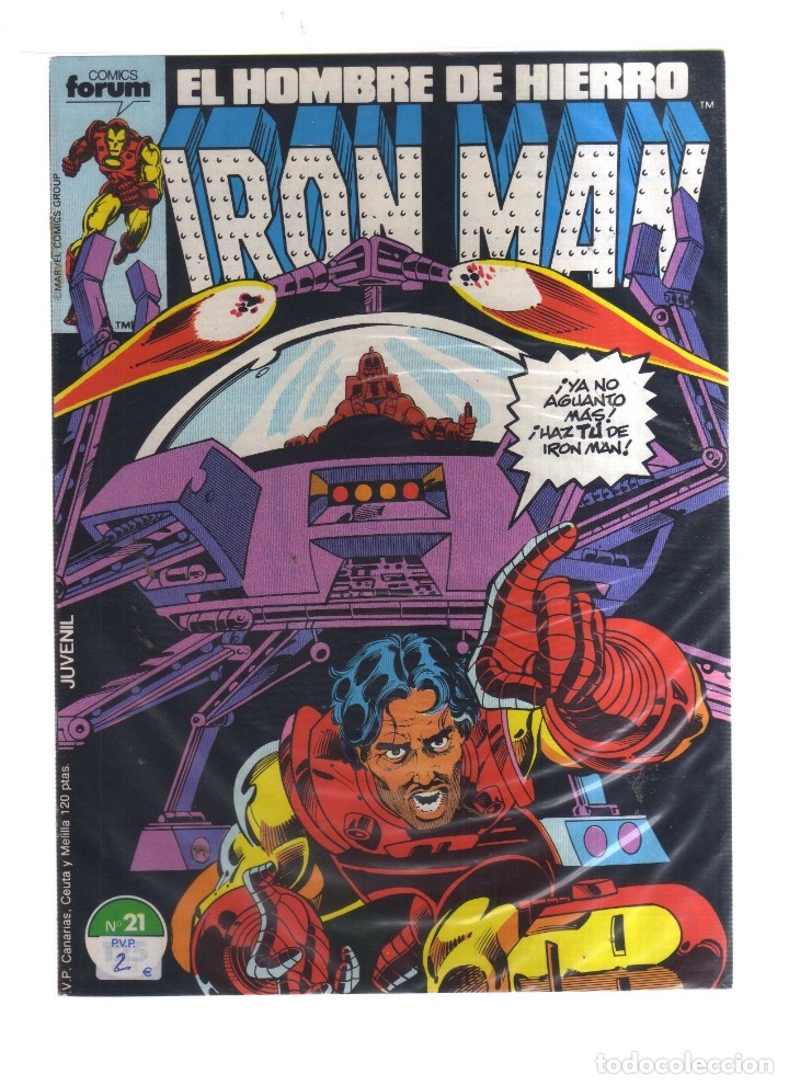 C&oacute;mics: IRON MAN EL HOBRE DE HIERRO N,21 - Foto 1