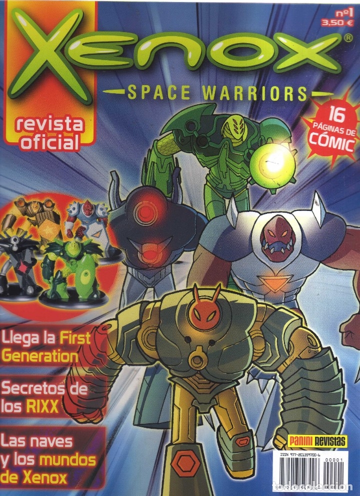 Comics : XENOX SPACE WARRIORS REVISTA OFICIAL N,1