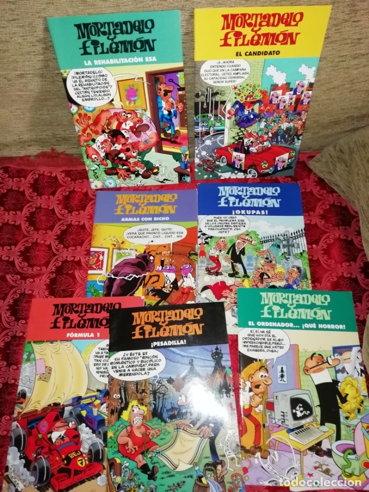 C&oacute;mics: 7 ejemplares mortadelo y filemon - Foto 1
