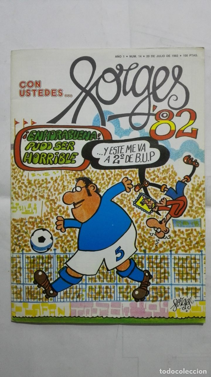 C&oacute;mics: CON USTEDES FORGES 82, N&ordm; 14, JULIO 1982, EDICIONES UVE - Foto 1